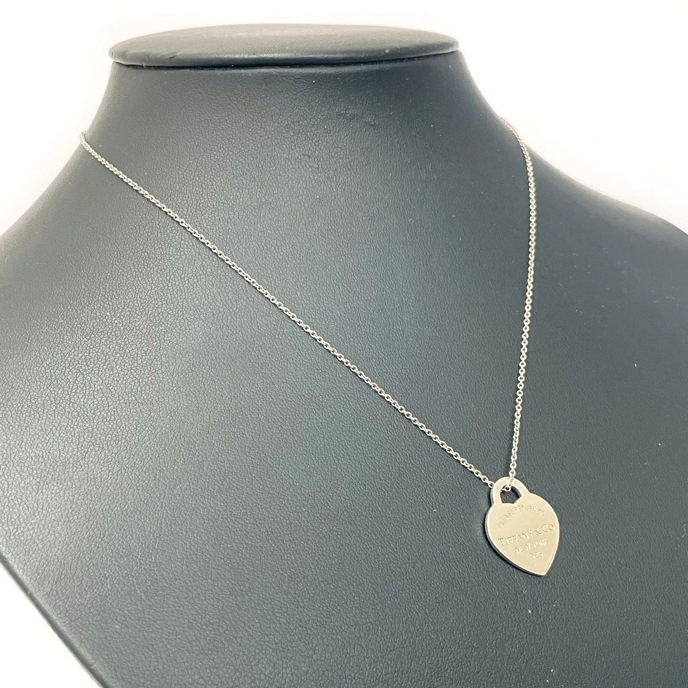 TIFFANYCo Tiffany Silver to Heart Necklace Sterling Silver